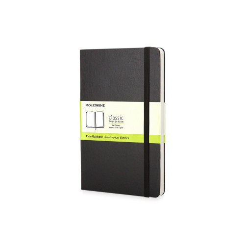 Записная книжка Moleskine Classic (нелинованный) в твердой обложке, Pocket (9x14см), черный