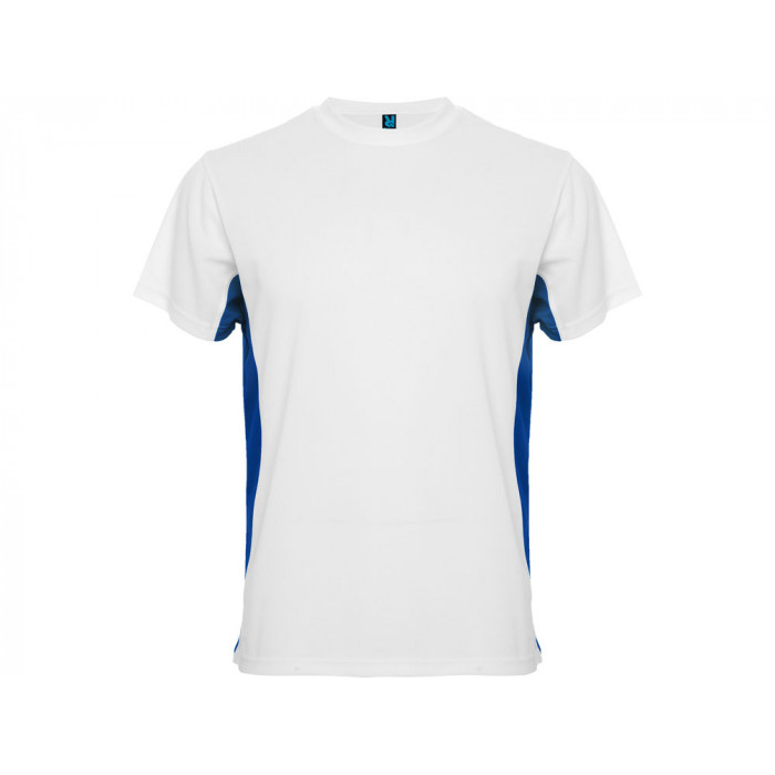 Спортивная футболка Tokyo мужская, белый/королевский синий
