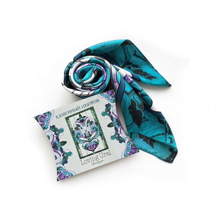Платок Каменный Цветок