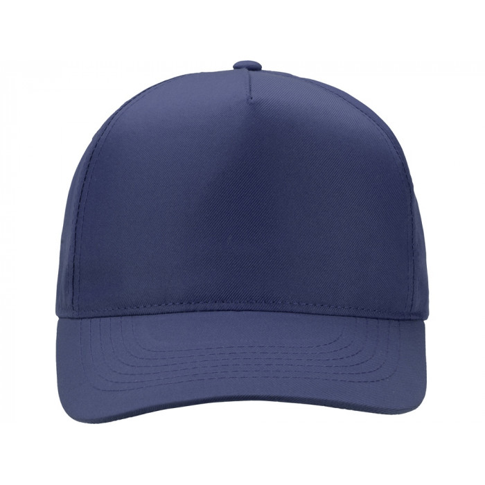Бейсболка Poly 5-ти панельная 120гр, темно-синий