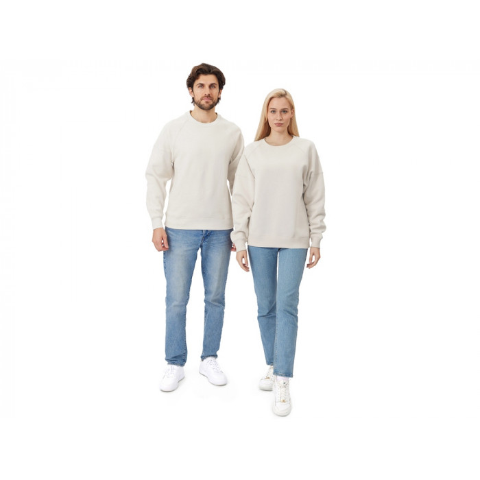 Свитшот оверсайз Paris, унисекс, бежевый