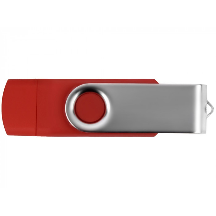 USB/micro USB-флешка 2.0 на 16 Гб Квебек OTG, красный