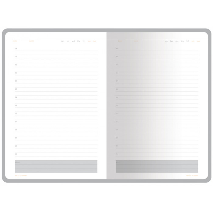 Ежедневник А5 недатированный Mercury, коричневый