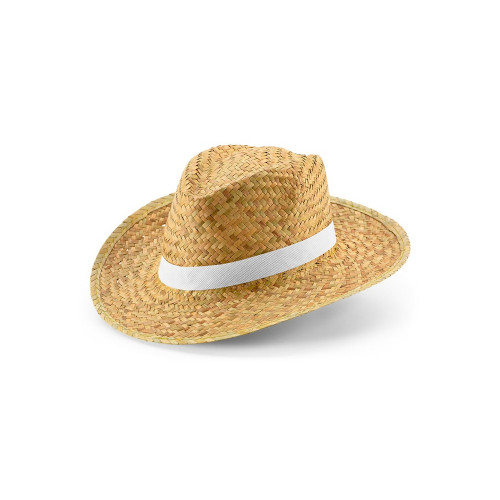 JEAN POLI Шляпа из натуральной соломы, белый