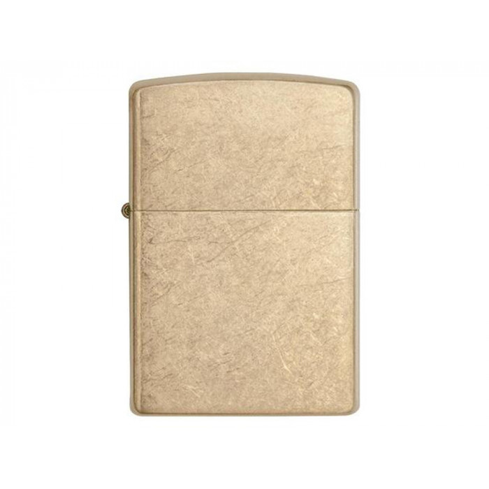 Зажигалка ZIPPO Armor™с покрытием Tumbled Brass, латунь/сталь, золотистая, матовая, 38x13x57 мм