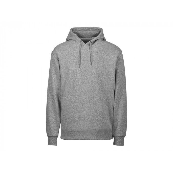 Толстовка с капюшоном оверсайз Lisbon унисекс, серый меланж