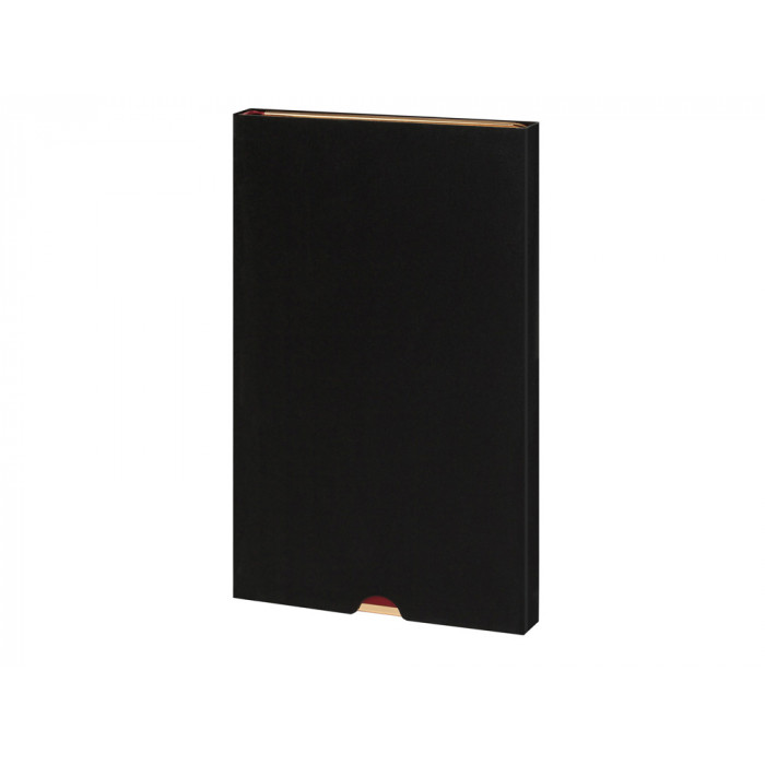 Ежедневник А5 недатированный Chelsea, коричневый (золотистый кант и срез)