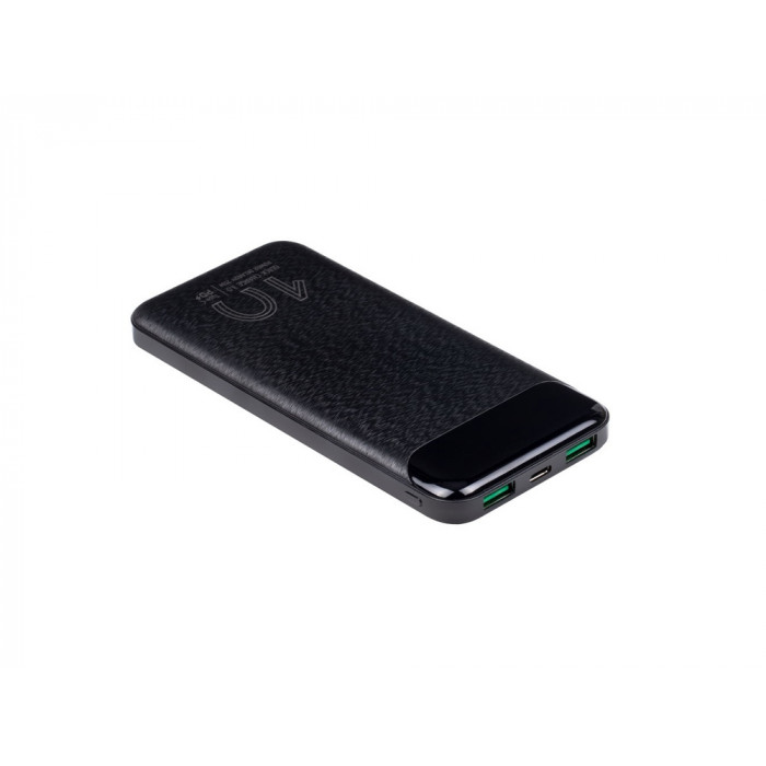 VA2540 (10 000mAh), QC/PD 20W внешний аккумулятор с дисплеем, черный