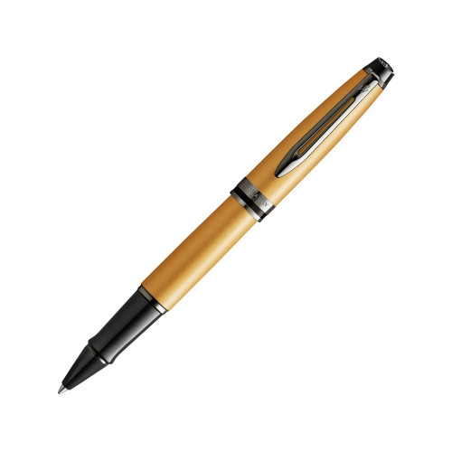 Ручка-роллер Waterman Expert GoldF BLK в подарочной упаковке