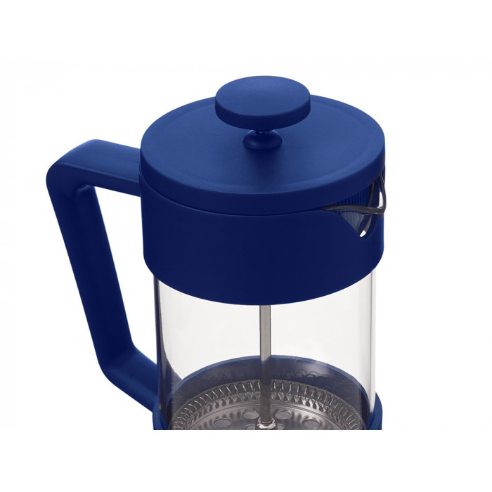 Пластиковый френч-пресс Intense, 600мл, темно-синий