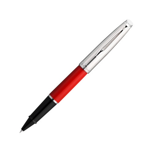 Ручка роллер Waterman  Embleme цвет RED CT, цвет чернил: черный