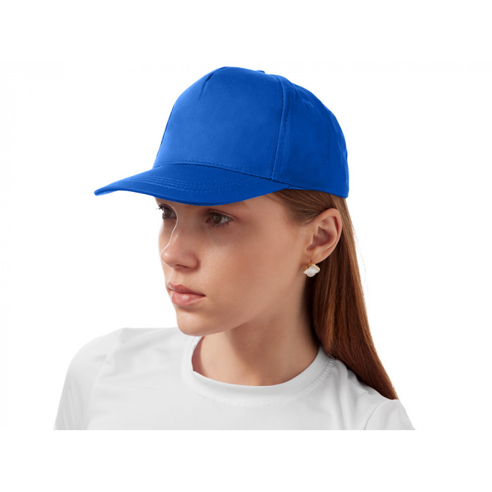 Бейсболка Мемфис 230 5-панельная, кл. синий