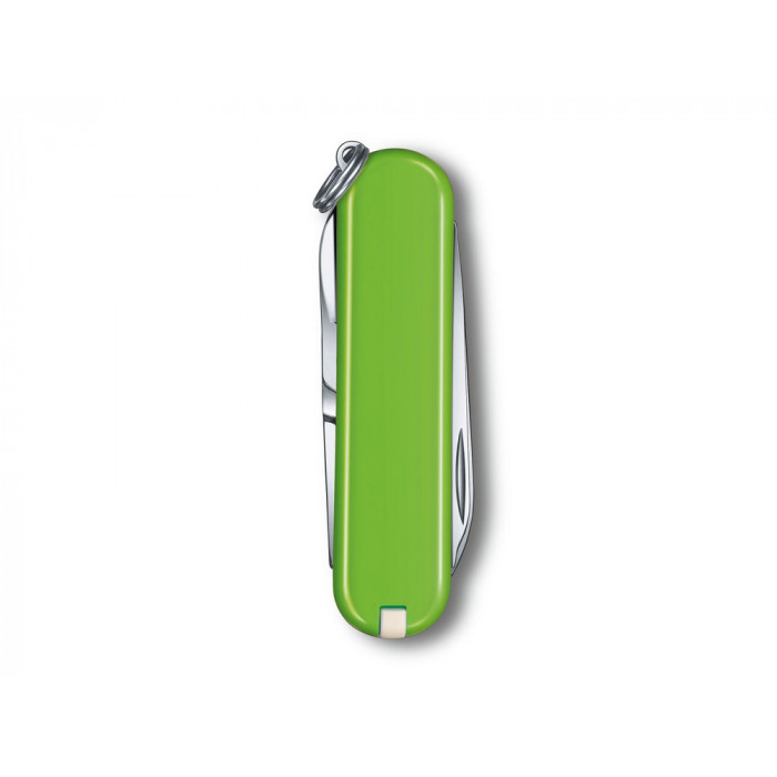 Нож-брелок VICTORINOX Classic SD Colors Smashed Avocado, 58 мм, 7 функций, салатовый