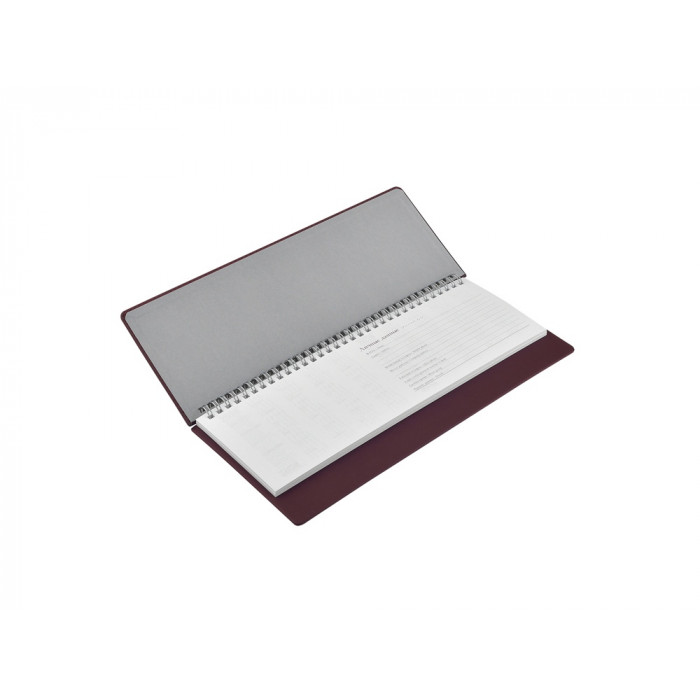 Планинг датированный Velvet 2026, бордовый