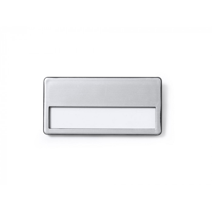 Значок GANDA для бейджа, серебристый