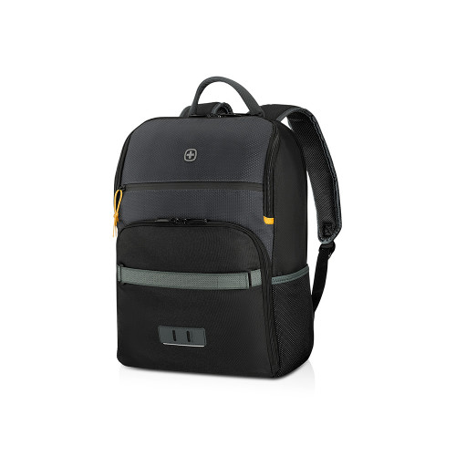 Рюкзак WENGER Move 16, чёрный, переработанный ПЭТ, 33 x 19 x 44 см, 22 л