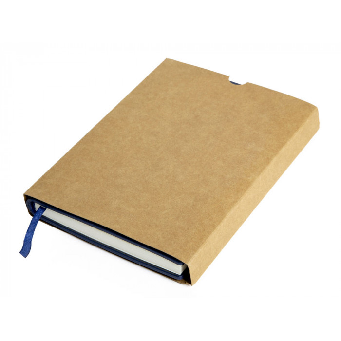 Бизнес блокнот А5 Monoi с клапаном, твердая обложка, 128 листов, темно-синий