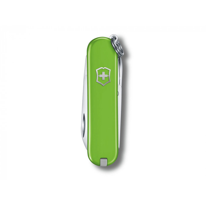 Нож-брелок VICTORINOX Classic SD Colors Smashed Avocado, 58 мм, 7 функций, салатовый