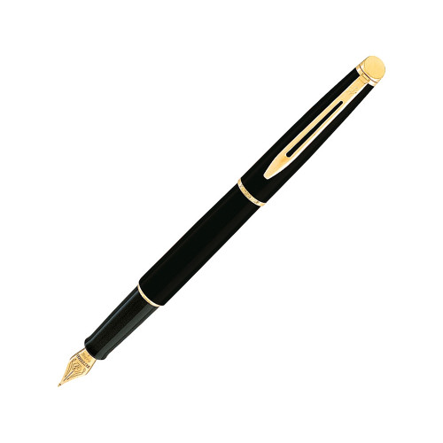 Перьевая ручка Waterman Hemisphere, цвет: Mars Black/GT, перо: F