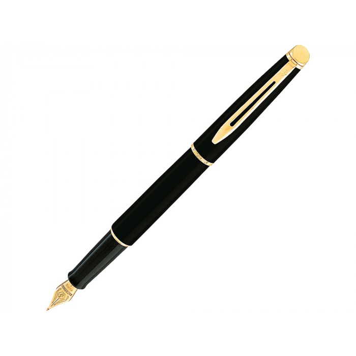 Перьевая ручка Waterman Hemisphere, цвет: Mars Black/GT, перо: F