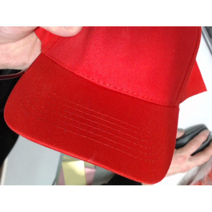 Бейсболка Memphis 5-ти панельная 165 гр, красный (P)