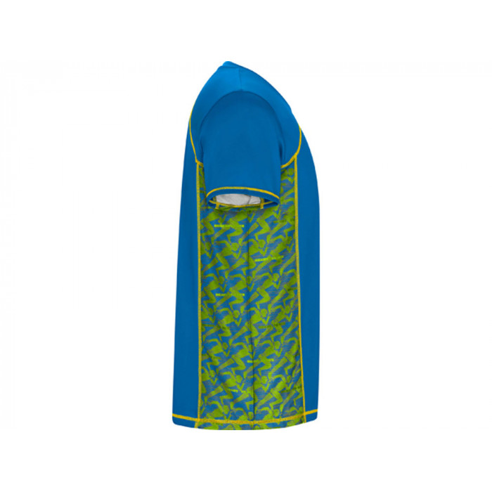 Спортивная футболка Sochi мужская, принтованный королевский синий