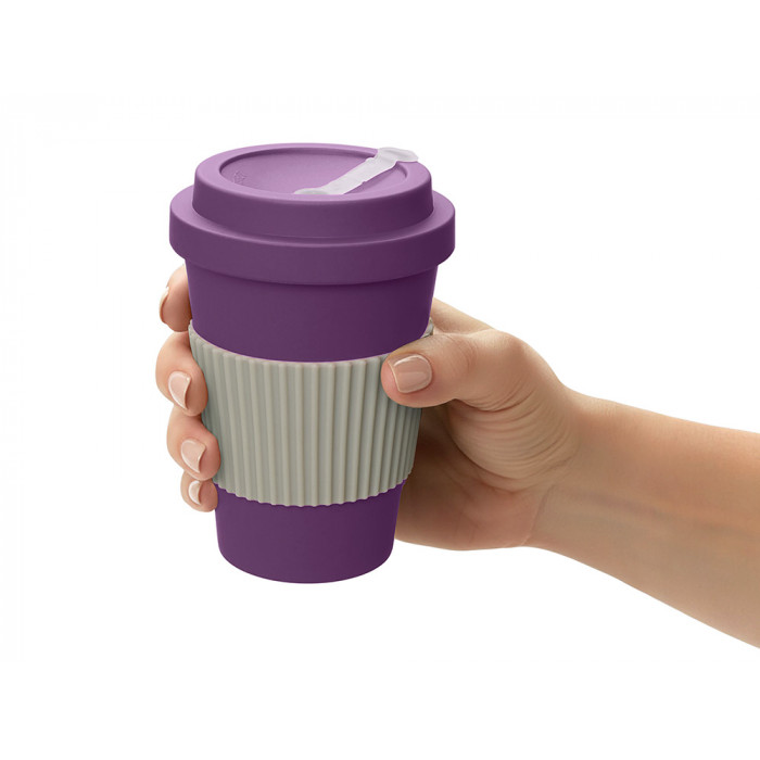 Термокружка Muffin из натуральных волокон, фиолетовый