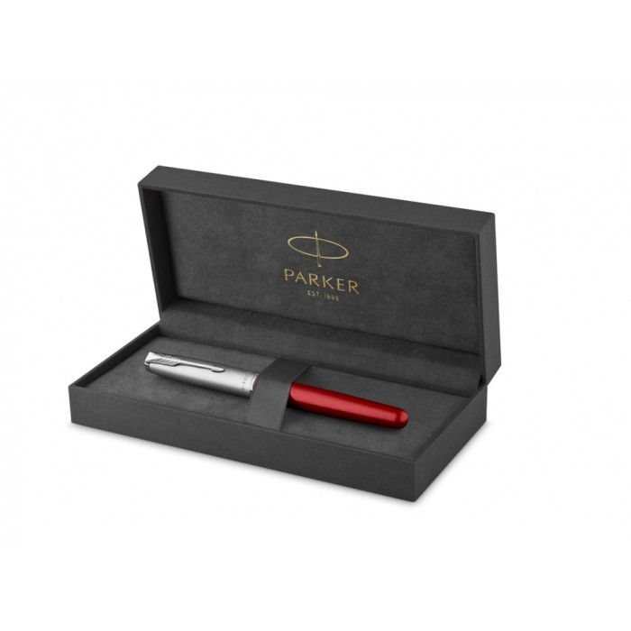 Перьевая ручка Parker Sonnet Entry Point Red Steel CT, перо: F, цвет чернил: black, в подарочной упаковке