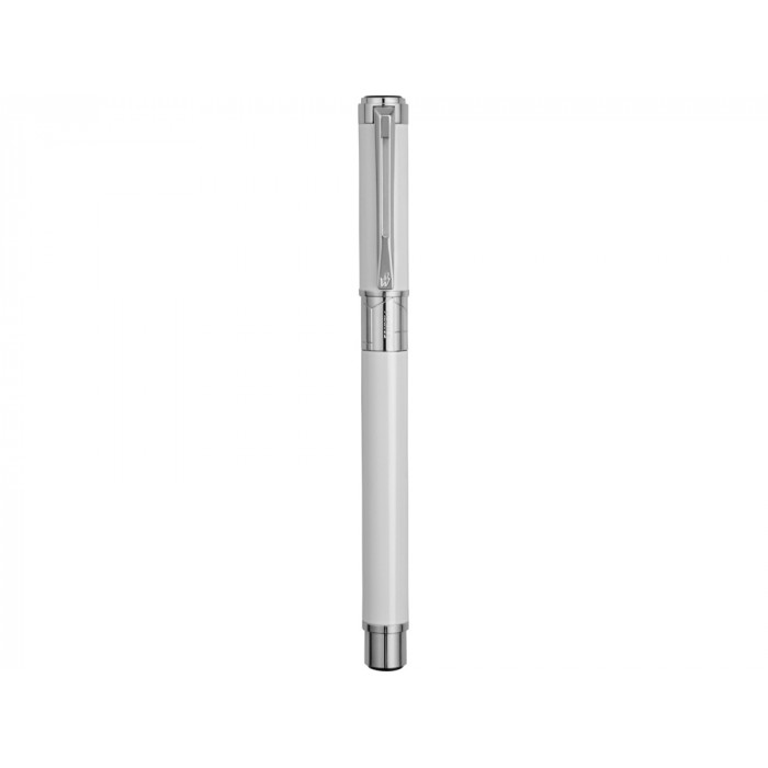 Ручка роллер Waterman Perspective Pure White CT F, белый/серебристый