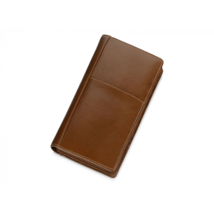 Трэвел-портмоне, коричневый