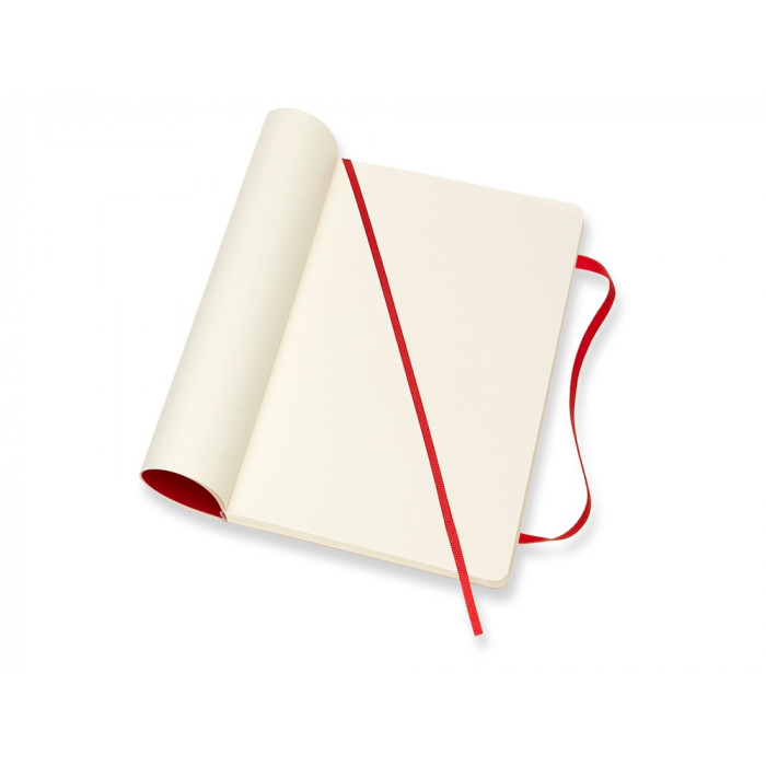 Записная книжка Moleskine Classic Soft (нелинованный), Large (13х21см), красный Записная книжка Moleskine Classic Soft (нелинованный), Large (13х21см), красный