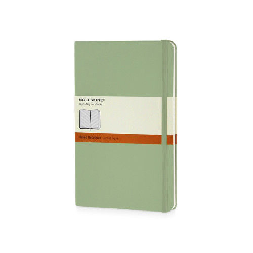 Записная книжка Moleskine Classic (в линейку) в твердой обложке, Large (13х21см), фисташковый