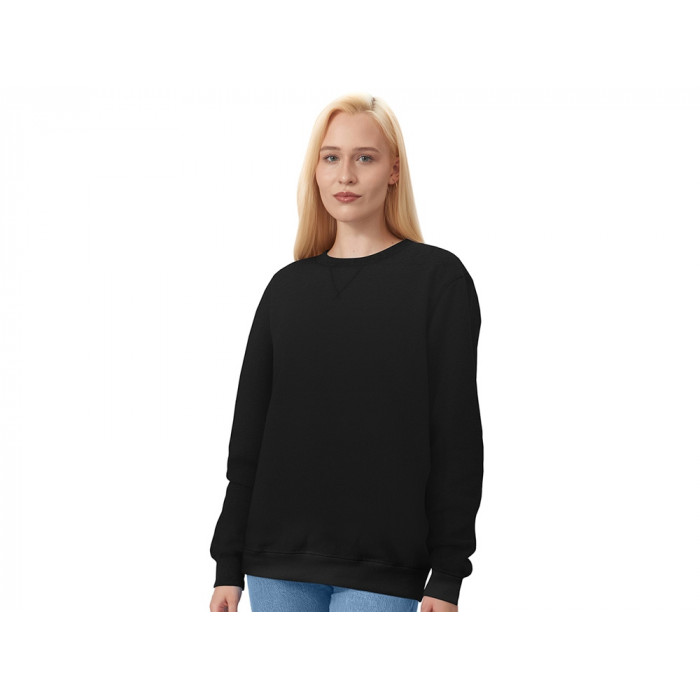 Свитшот оверсайз Lisbon унисекс, черный