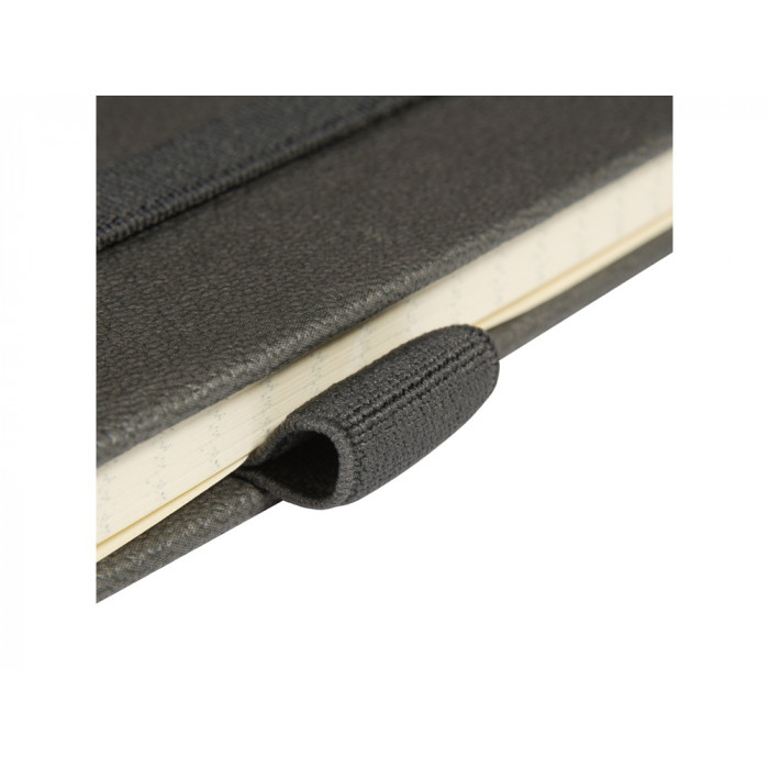 Блокнот А5  City на резинке, серый