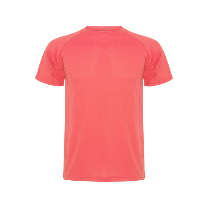 Спортивная футболка Montecarlo мужская, неоновый коралловый
