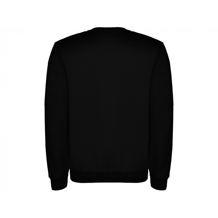 Свитшот с начесом Clasica унисекс, черный