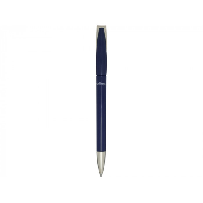 Ana шариковая ручка из переработанной пластмассы - Темно - синий