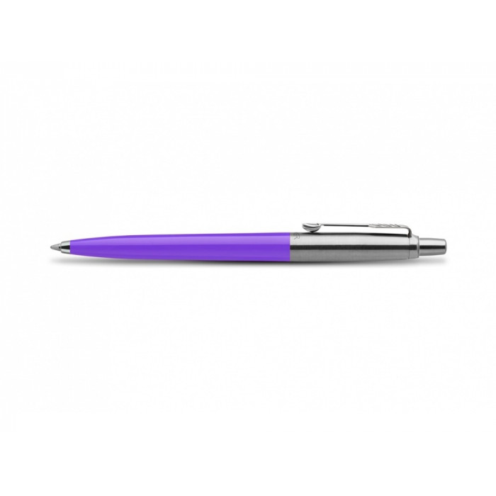 Шариковая ручка Parker Jotter, цвет FROSTY PURPLE, цвет чернил синий, толщина линии M , в подарочной коробке