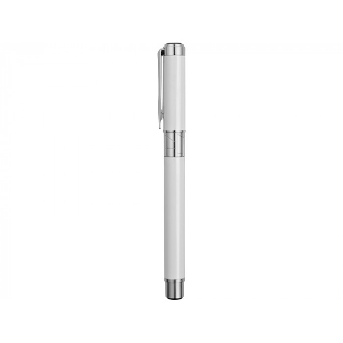 Ручка роллер Waterman Perspective Pure White CT F, белый/серебристый