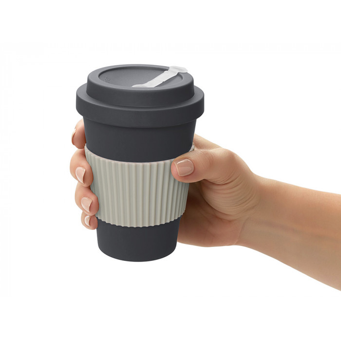 Термокружка Muffin из натуральных волокон, темно-серый