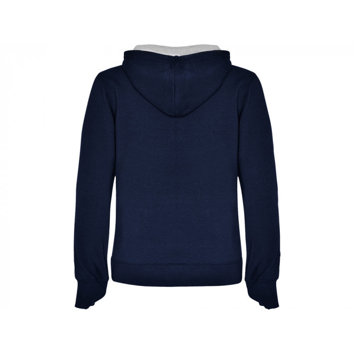 Толстовка с капюшоном Urban женская, нэйви/серый