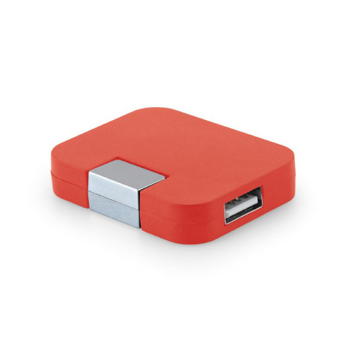 JANNES. USB хаб 2'0, Красный