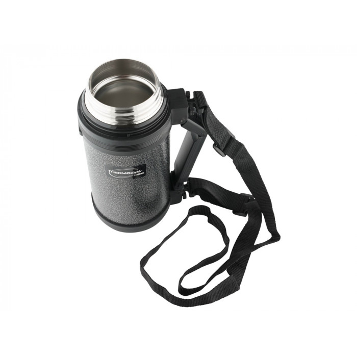 Термос из нерж. стали тм ThermoCafe HAMMP-1200-HT, 1.2L, серый