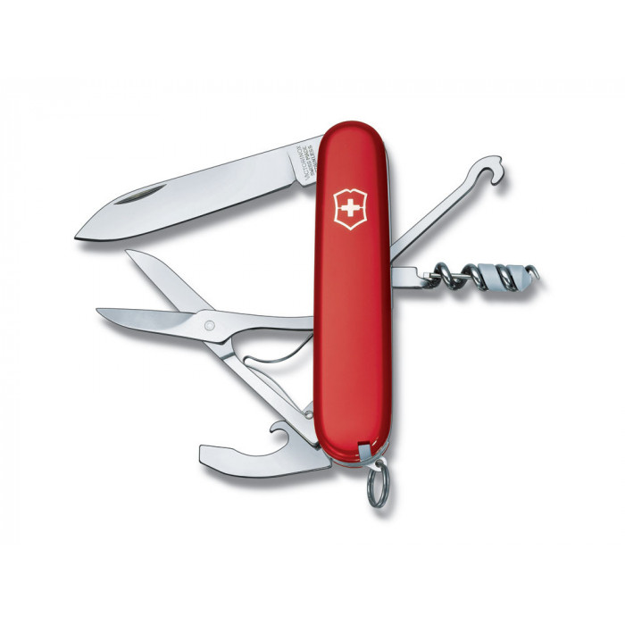 Нож перочинный VICTORINOX Compact, 91 мм, 15 функций, красный