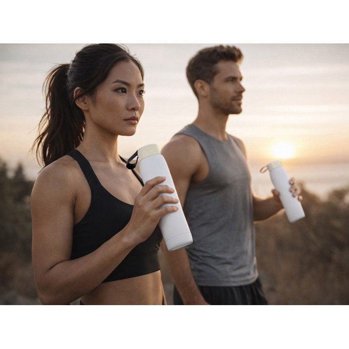 Термобутылка Grace 320мл, белый