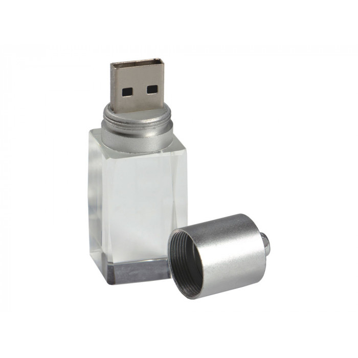 USB-флешка на 16 ГБ,micro USB  серебро
