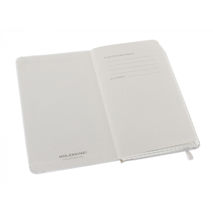 Записная книжка Moleskine Classic (в клетку), Pocket (9х14 см), белый