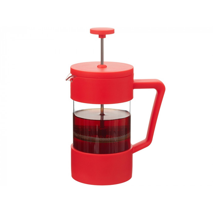 Пластиковый френч-пресс Intense, 600мл, красный