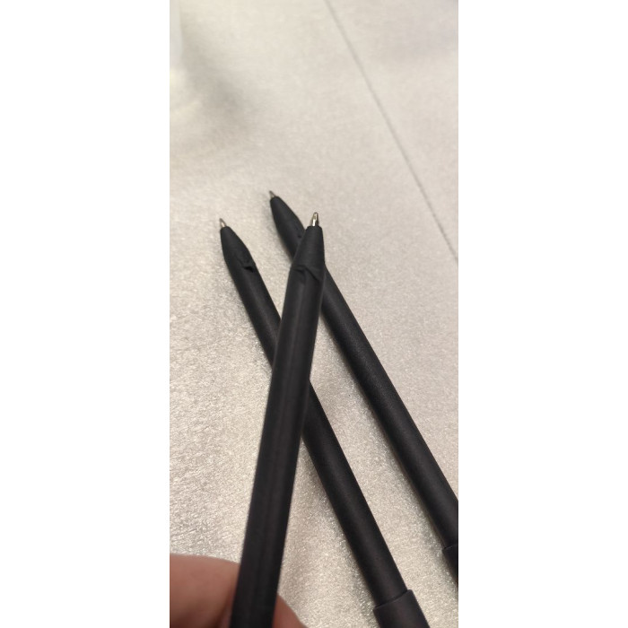 Ручка картонная с колпачком Recycled, черный (Р)