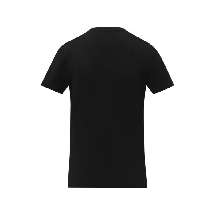 Somoto Женская футболка с коротким рукавом и V-образным вырезом , черный